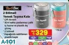 TANTİTONİ 2 BÖLMELİ YEMEK TAŞIMA KABI 270 ML TANTİTONİ 2 BÖLMELİ YEMEK TAŞIMA KABI 270 ML